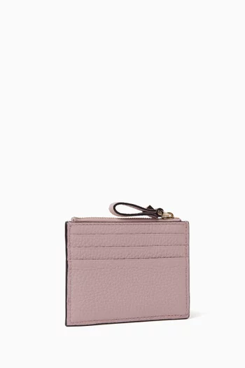 Valentino Garavani Rockstud Coin Purse Cardholder in Leather