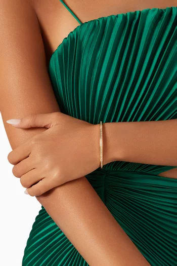 Viena Bangle in 18kt Gold-plated Sterling Silver
