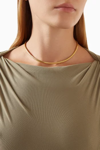 Rediscovered 1990s Vintage Egyptian Flex Collar Necklace