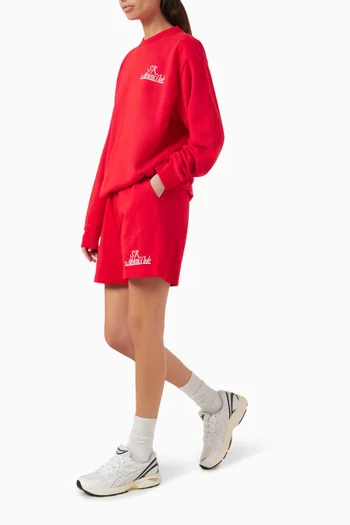 Prep Gym Shorts in Cotton Jersey
