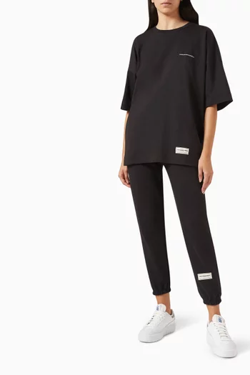 Reflective Exaggerated-sleeve Super-oversized T-shirt in Cottonsey100©