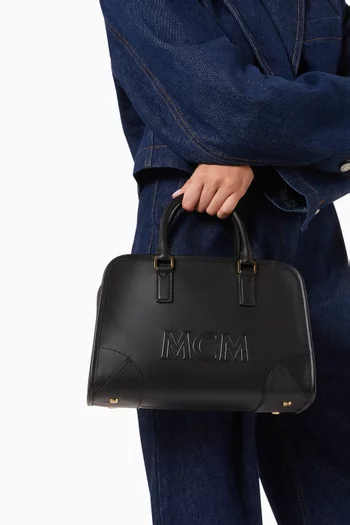Medium Aren Boston Bag in Spanish Leather