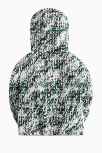 Textured Claremont Hoodie in Wool-blend