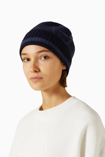Beanie Hat in GG Cashmere Jacquard