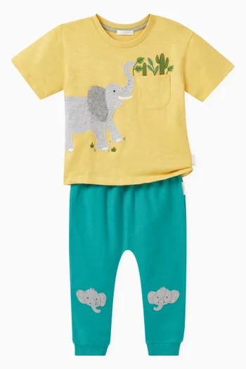 Elephant Slouchy Pants in Organic Cotton