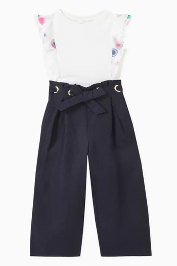 Pleated Trousers in Linen