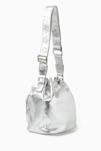 Star Bucket Bag in Faux Leather