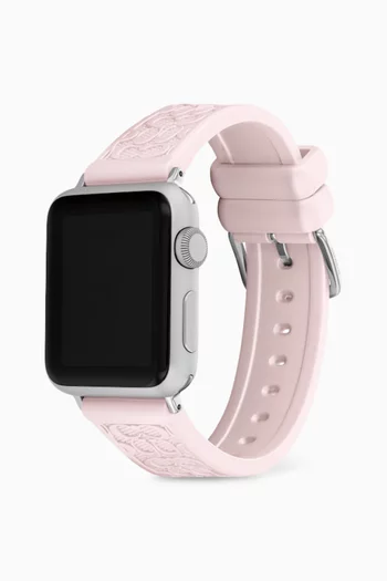 Apple Watch® Strap in Signature C Silicone Rubber