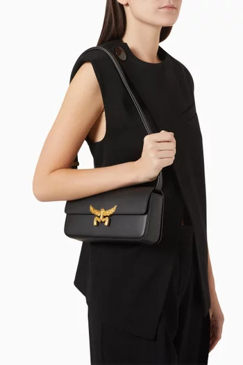 Small HImmel Shoulder Bag in Spanish Calf Leather
