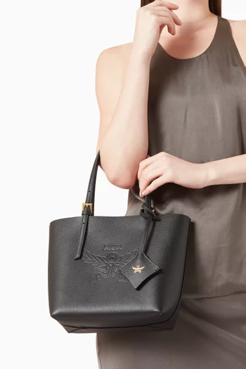 Mini Himmel Shopper Tote Bag in Leather