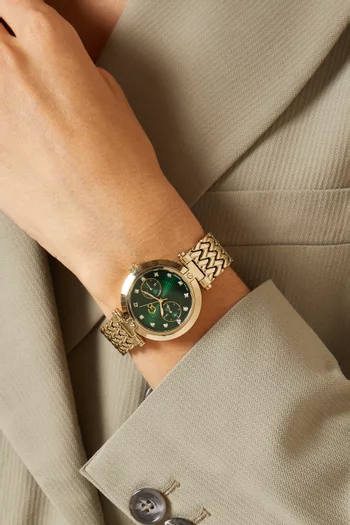 Vogue Quartz Stainless Steel Watch, 36.5mm