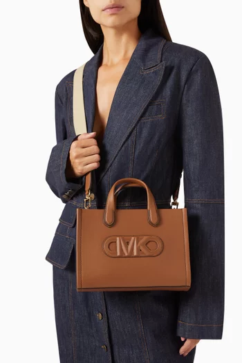 Small Gigi Empire Messenger Bag in Leather