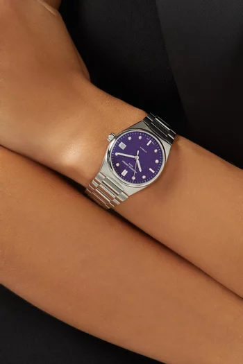 Highlife Automatic Diamond & Stainless Steel Watch, 34mm
