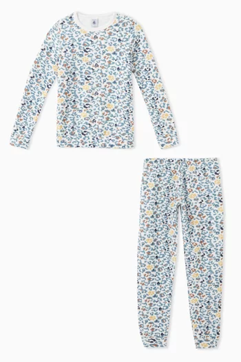 Fancy Dress Pyjama Set in Cotton & Cotton Terry Toweling