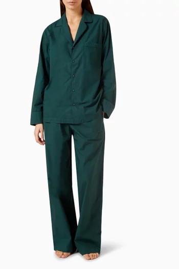 Sleep Pants in Cotton Poplin