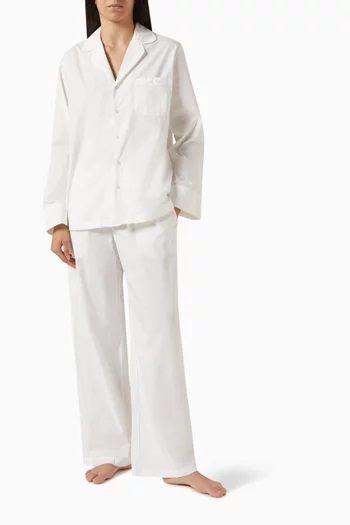 Sleep Pants in Cotton Poplin