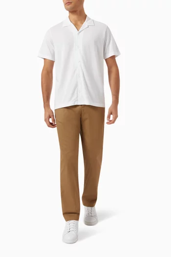 Cabana Button-down Shirt in Cotton-pique