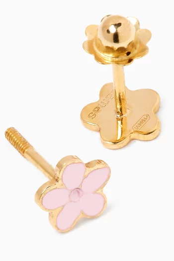 Ara Bella Jasmine Stud Earrings in 18kt Gold