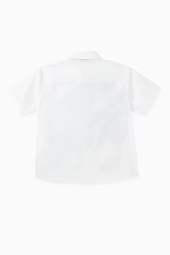 Devon EKD Printed Shirt in Stretch Cotton-poplin