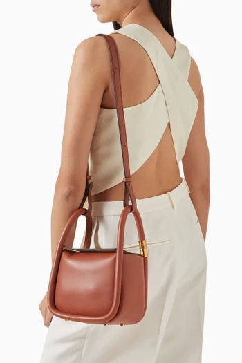 Wonton 20 Top-handle Bag in Leather