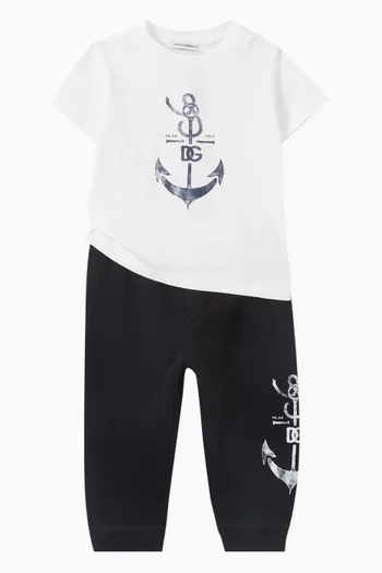 US Anchor-print T-shirt in Cotton-jersey
