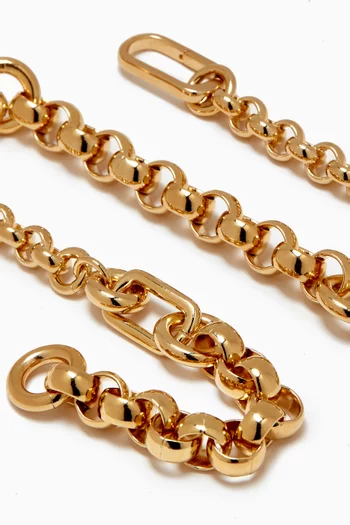 Pietra Necklace in 14kt Gold-plated Brass