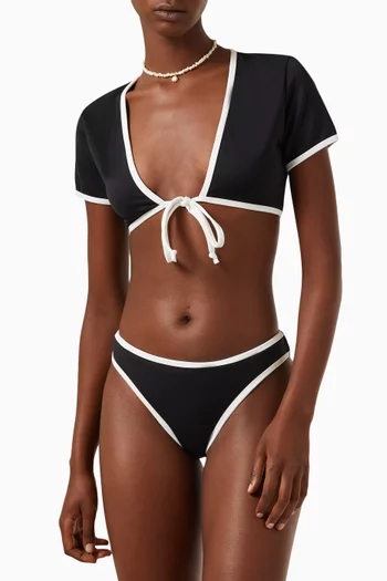 Swim Bikini Top in Nylon Blend