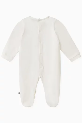 Logo Bodysuit in Cotton
