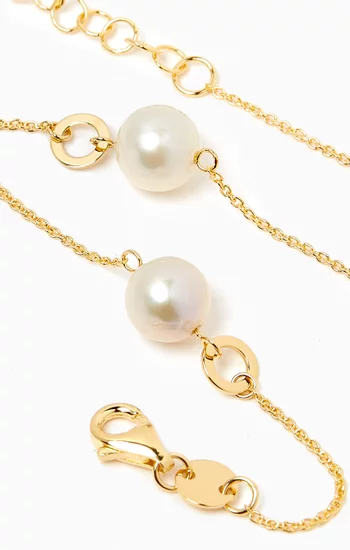 Kiku Pearl Bracelet in 18kt Gold