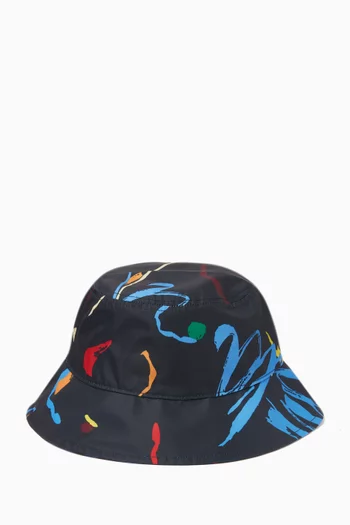 Printed Bucket Hat in REPREVE® Blend Twill
