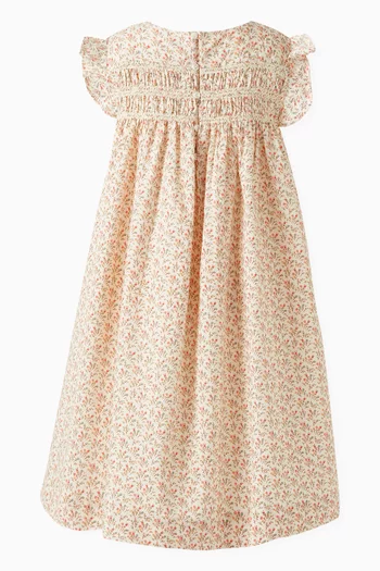 Floral-print Dress in Organic Cotton