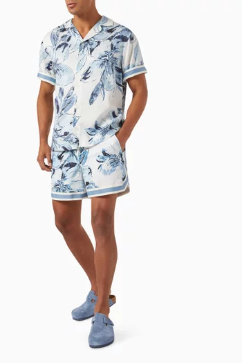 Hopper Floral Swim Shorts in Recycled Nylon