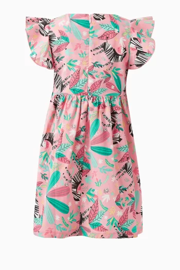 Floral Print Dress in Cotton