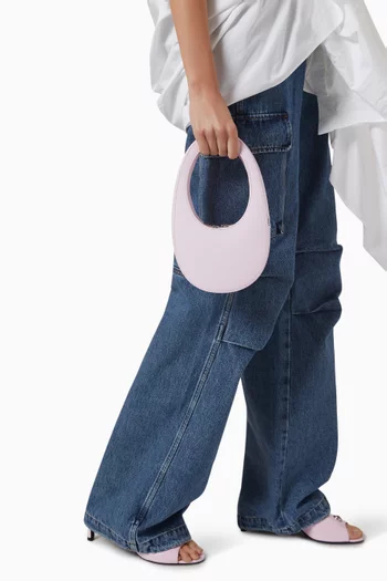 Mini Swipe Shoulder Bag in Calf Leather