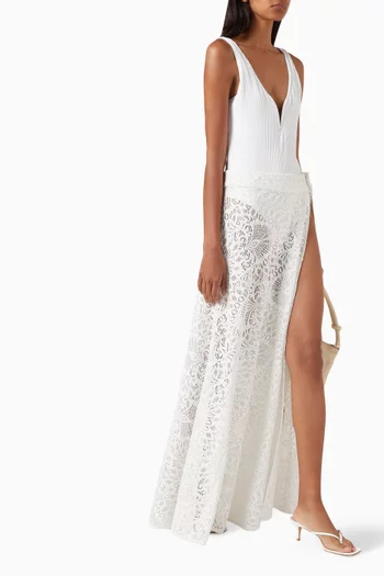 Emmy Slip Skirt in Lace