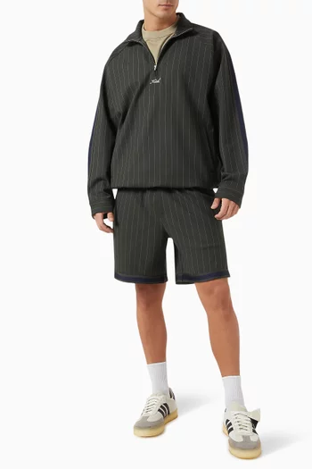Riley Quarter-zip Sweatshirt in Stretch Double-weave