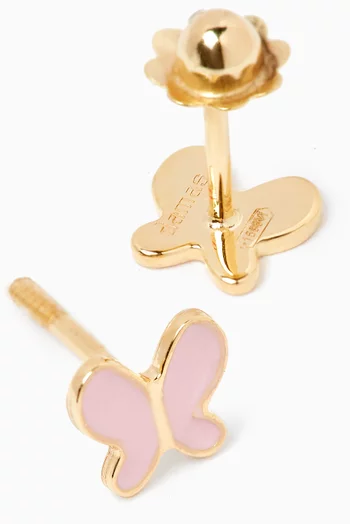 Ara Butterfly Stud Earrings in 18kt Gold