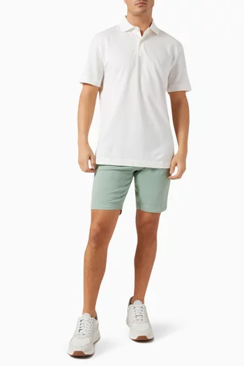 Slim-fit Shorts in Stretch-cotton Twill