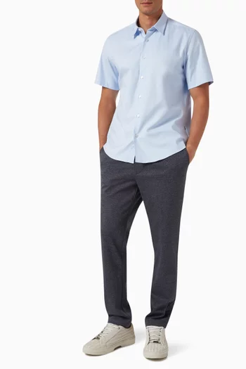 Regular-fit Shirt in Cotton-stretch