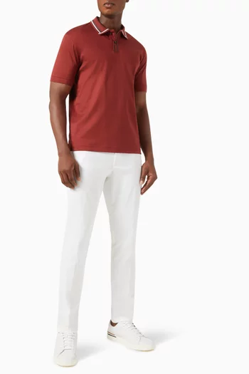 Philipson Polo Shirt in Mercerised-cotton