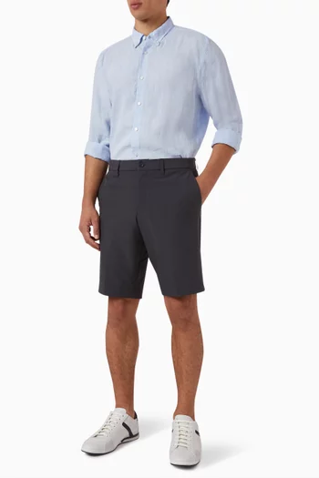 Slim-fit Shorts in Stretch Polyester