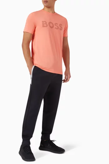 Logo T-shirt in Performance Stretch Jersey