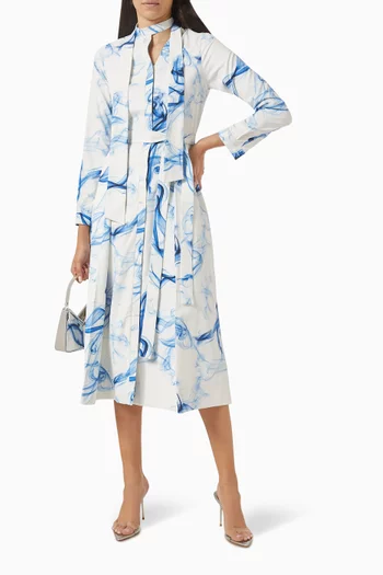 Evie Shirt Dress in Terry-rayon