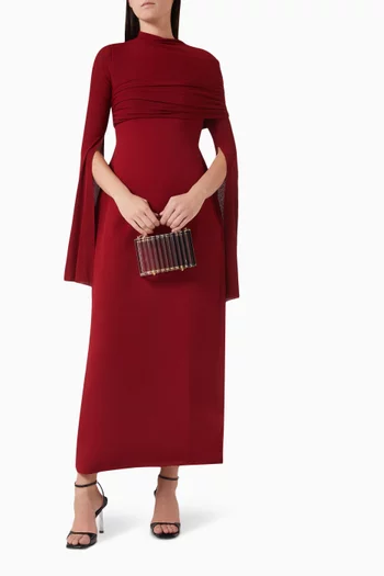 Sally M. Hajjar Dress in Double Jersey Knit