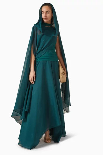 Deema Al Asadi Dress in Double Jersey Knit