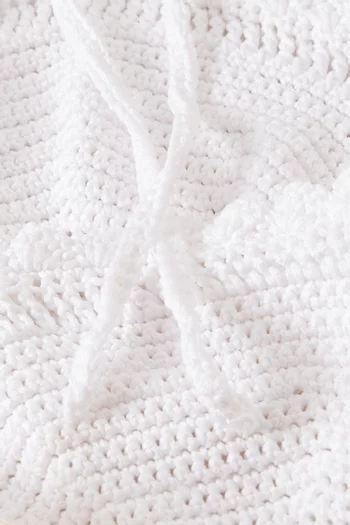 Pearl Crochet Bra in Nylon