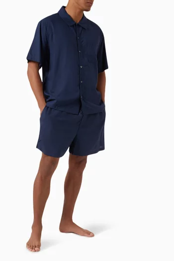 Shirt & Shorts Pyjama Set in Viscose