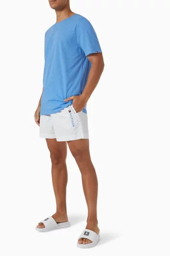 Medium Original Logo Swim Shorts in Recycled Polyester