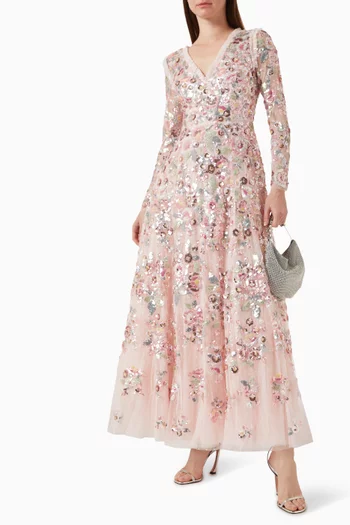 Paradise Sequin-embellished Gown in Tulle