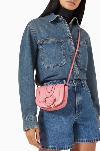 Mini Hana Crossbody Bag in Glossy Leather